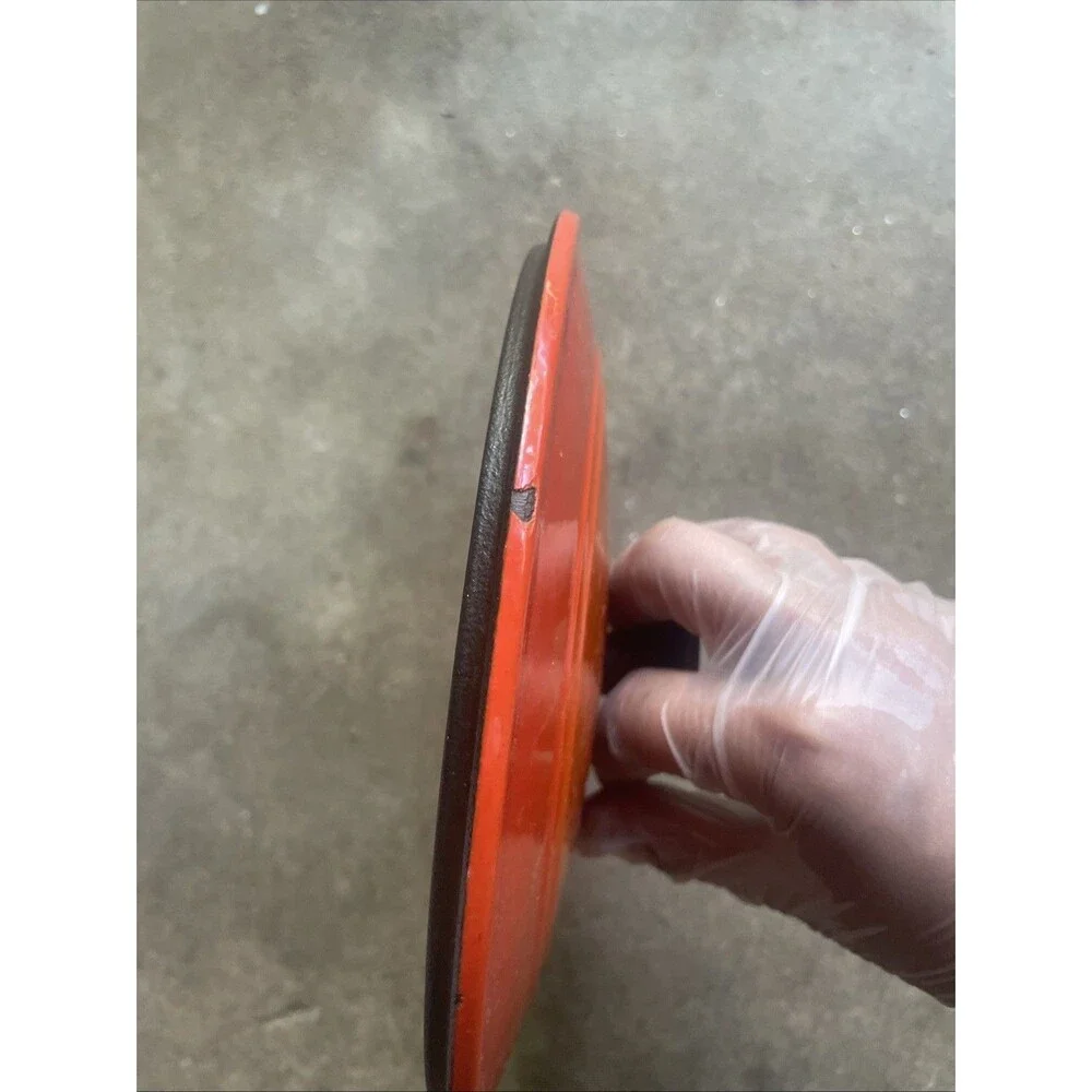 Cuisinart Replacement LID ONLY 3.0 Qt Flame Orange Cast Iron Classic Enameled